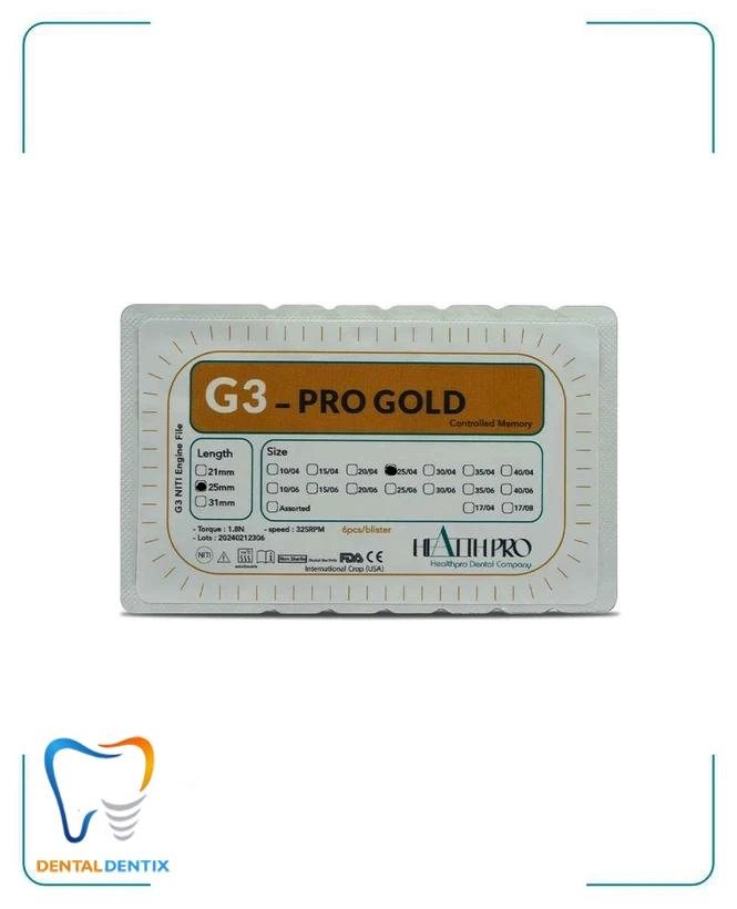 فایل روتاری 21 میل چهار درصد G3-PROGOLD  HealthPro