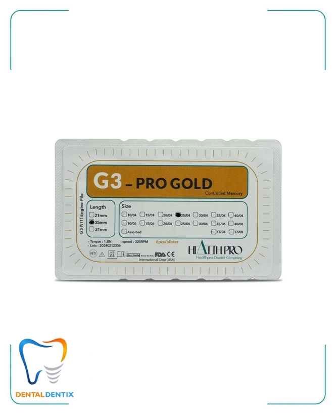 فایل روتاری 31 میل چهار درصد G3-PROGOLD  HealthPro