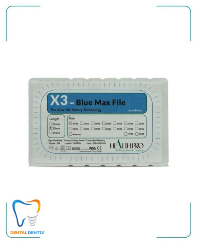 فایل روتاری 31 میل شش درصد X-3 Blue HealthPro
