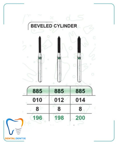 فرز چمفر دور سبز (تراش) بسته 5 عددی