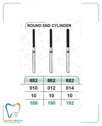 فرز چمفر بلند دور سبز (تراش) بسته 5 عددی