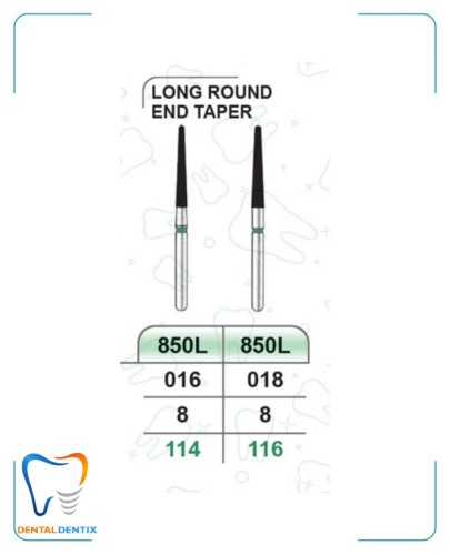 فرز روند اند تیپر بلند دور سبز (تراش) بسته 5 عددی