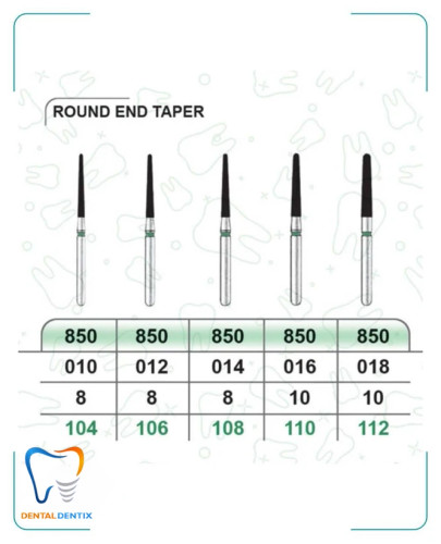 فرز روند اند تیپر دور سبز (تراش) بسته 5 عددی