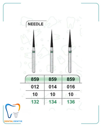 فرز نیدل بلند دور سبز (تراش) بسته 5 عددی