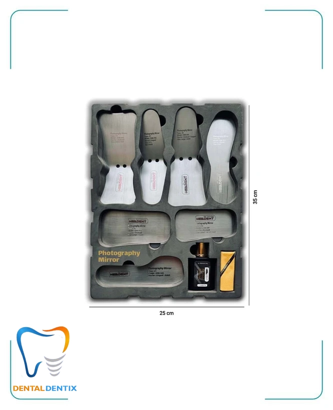 آینه استیل فوتوگرافی پک کامل(7 عددی) هیلدنت