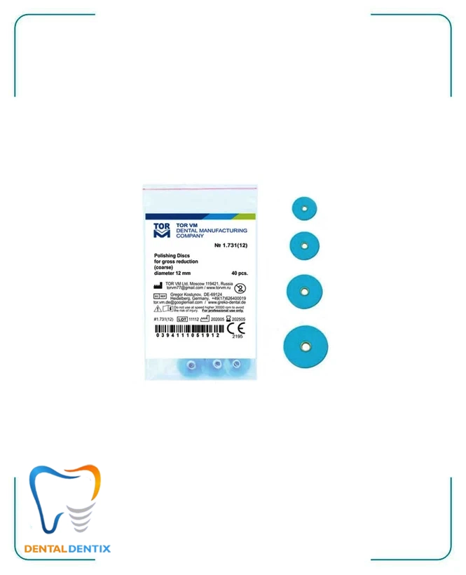 دیسک پرداخت کامپوزیت تور وی ام (آبی)